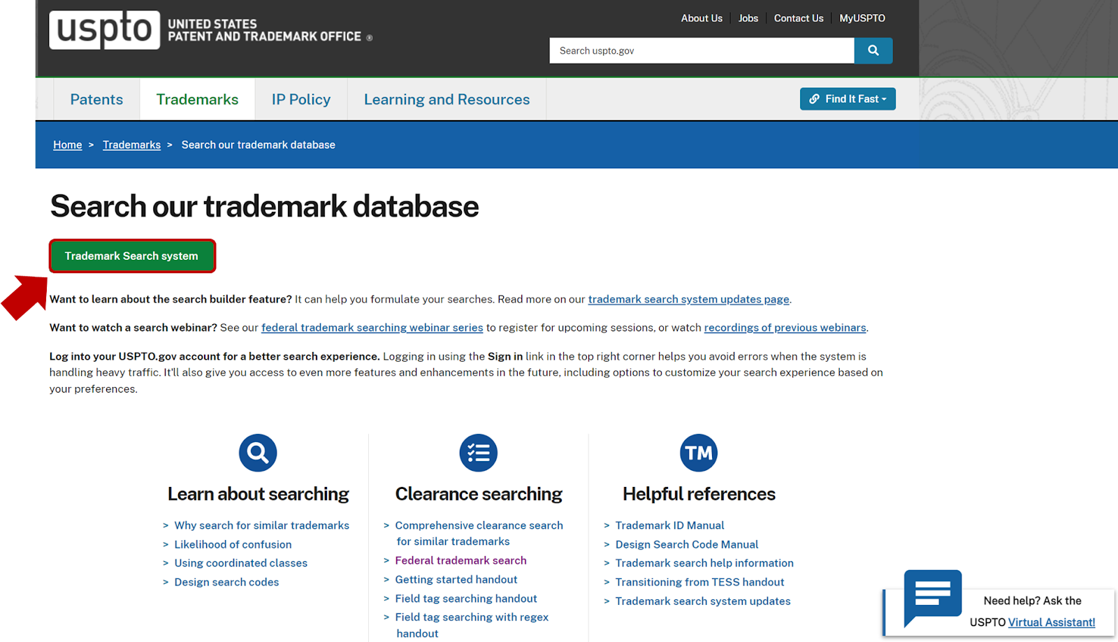 How to search US trademarks (1)
